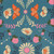 Moda Fabrics Juicy Ruby Star Society Melody Miller Blue Storytime Poppy Garden