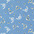 Moda Fabrics Grand Haven Minick & Simpson Light Blue Rose Spray