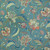 P Kaufmann Fabrics Floriana Denim Blue Grey Reproduction Jacobean Floral