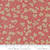 Moda Fabrics Rouenneries Trois French General Mignon Flower Vine Faded Red