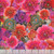 Hoffman Fabrics Whimsical Flower Garden Fuchsia Pink Flower Blooms