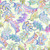 In The Beginning Fabrics Daydreams by Jason Yenter Pink Purple Blue Paisley Leaves