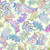 In The Beginning Fabrics Daydreams by Jason Yenter Pink Purple Blue Paisley Leaves