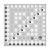 Creative Grids Ruler 10 1/2 Inch by 10 1/2 Inch Square