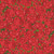 Timeless Treasures Fabrics Scarlet Beauty Red Geranium Blooms Collage Packed