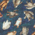 Quilting Treasures Fabrics Big Foot by Dan Morris Navy Tossed Bigfoot