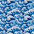 Quilting Treasures Fabrics Ocean Blues by Dan Morris Blue Roiling Ocean Waves