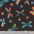 Quilting Treasures Fabrics Spring Bling by Dan Morris Black Multi Butterflies