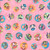 Quilting Treasures Fabrics Spring Bling by Dan Morris Pink Mushroom Medallions