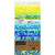 Timeless Treasures Fabrics Bahamas Tonga Batiks Bahamas Jelly Roll Strips