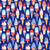 Timeless Treasures Fabrics Stars and Stripes Navy USA Ice Cream Treats