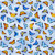 Timeless Treasures Fabrics Faith Sky Tossed Butterflies