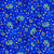 Timeless Treasures Fabrics Gilded Plume by Chong A Hwang Royal Floating Circle Met