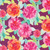 Moda Fabrics Flower Patches Amarilys Henderson Purple Jam Roses and Dahlias