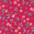Moda Fabrics Wildflowers 2024 Moda Poppy Pink Yellow Blue Tossed Flower Blooms Daisies