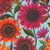 Elizabeth's Studios Fabrics For The Love Of Sunflowers Aqua Blue Large Sunflowers
