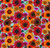 Elizabeth's Studios Fabrics For The Love Of Sunflowers Aqua Blue Packed Sunflowers