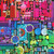 Robert Kaufman Fabrics Rainbow Crafters Stash Black Craft Drawer Yarn Pens Stickers