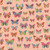 Andover Fabrics Luxe by Makower Opulent Butterflies Peach Pink Green Blue Gold