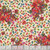 Hoffman Fabrics Yuletide Blooms by Marlies Cream Poinsettias Leaves Dots Ornaments