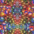 Hoffman Fabrics Yuletide Blooms by Marlies Rainbow Glass Ornament Balls Kaleidoscope