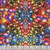 Hoffman Fabrics Yuletide Blooms by Marlies Rainbow Glass Ornament Balls Kaleidoscope