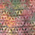 Island Batik Fabrics Peach Blossom Claudia Pfeil Floral Hexies Multi Pink Yellow Blue Moonstone