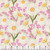 Wilmington Prints Paisley Punch Danielle Leone Cream Pink Blue Daisies Allover