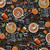 Timeless Treasures Fabrics Rise and Grind Pumpkin Spice Tossed Coffee