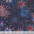 Timeless Treasures  Fabrics Star Spangled Usa Flag Fireworks Usa