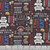 Clothworks Fabrics Backyard BBQ Words Black