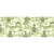 Covington Fabrics Kinjo Greenberry Green Oriental Garden Toile