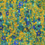 Robert Kaufman Fabrics Gustav Klimt Cobalt Blue Gold Belleflowers Garden