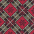 Benartex Holiday Tidings Kanvas Studio Snowflake Diamond Burgundy Black