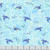 Andover Makower Fabrics Deep Blue Sea White Sea Turtles