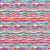 Andover Makower Fabrics Deep Blue Sea Navy Red Yellow Wave Stripe