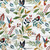 Hamilton Fabrics Summerfiled Primary Red Blue Yellow Embroidered Hummingbirds & Flowers