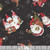 Wilmington Prints Baby It's Gnomes Out Susan Winget Gnomes All Over Black