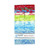 Island Batik Bright Tidings Christmas Strip Pack Fabric Strips, colorful strips of fabric with holiday patterns and bright colors for quilting or crafts.