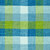 P Kaufmann Fabrics Union Check Mojito Blue Green Cream Grey