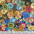 Benartex Fabrics Kanvas Ale House Beer Bottle Caps Collage