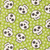 Moda Fabrics Fab Boo Lous Me and My Sister Designs Cheery Skull Green Slime Light Green
