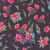 Moda Fabrics Love And Cheer Amarilys Henderson Christmas Bouquet Coal Black