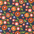Moda Fabrics Superbloom Robin Pickens Posy Party Indigo Dark Blue