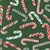 Moda Fabrics Tiny Christmas Lizzy House Candy Cane Pine Dark Green