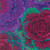 Free Spirit Fabrics Kaffe Fassett 2015 Collective Phillip Jacobs Purple Brassica, colorful floral fabric design with detailed roses and green leaves.