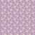 Marcus Fabrics Aunt Grace Goes Scrappy Judie Rothermel Lilac Daisy fabric, a purple quilting fabric with a pattern of white daisies with yellow centers connected by dotted lines and swirls.