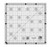 Creative Grids Perfect 10 Ruler, quilt ruler with a grid and measurement markings for quilting and sewing projects.