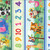 Blank Quilting Fabrics Zoo Crew Sage Safari Animals Stripe