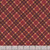 Timeless Treasures Fabrics Gather with a Grateful Heart Harvest Bias Shirting Plaid Red Cranberry, red and cranberry plaid fabric with yellow and white highlights.